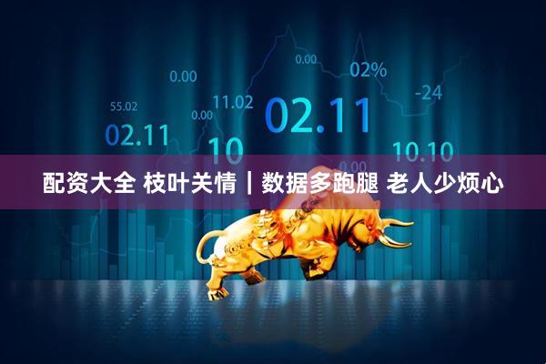 配资大全 枝叶关情｜数据多跑腿 老人少烦心